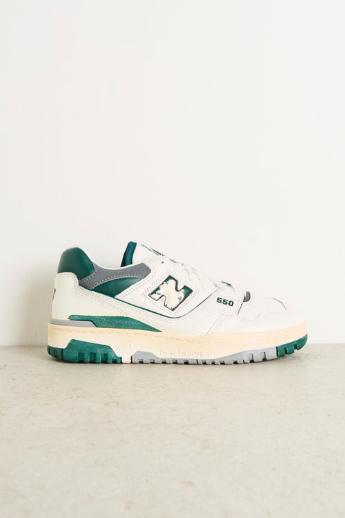 Men's Sneakers 550 White and Green - 1