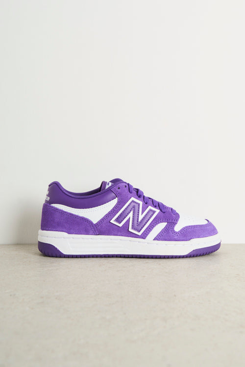 Purple and white women's sneakers - 1