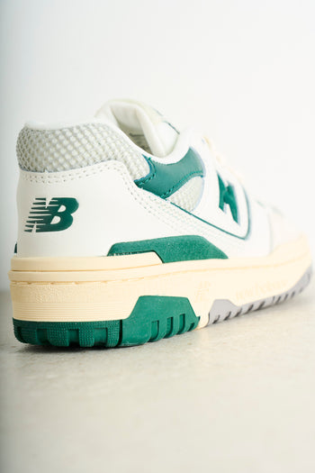 White and green women's sneakers - 7