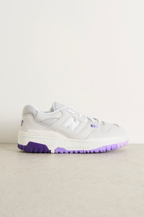 Women's Sneakers 550 White and Purple