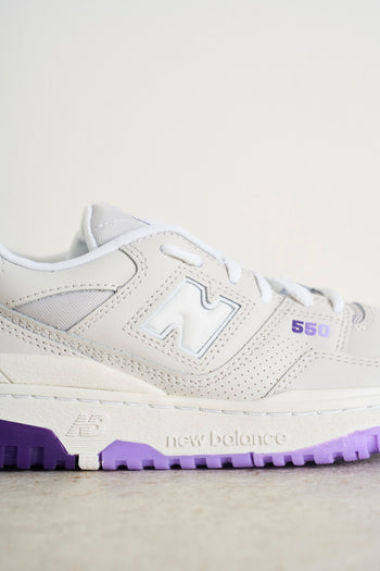 Women's Sneakers 550 White and Purple - 3