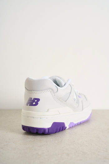 Women's Sneakers 550 White and Purple - 7