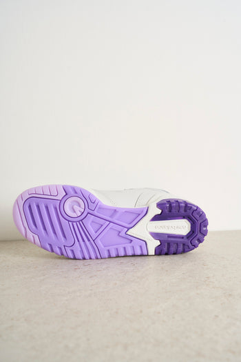 Women's Sneakers 550 White and Purple - 8