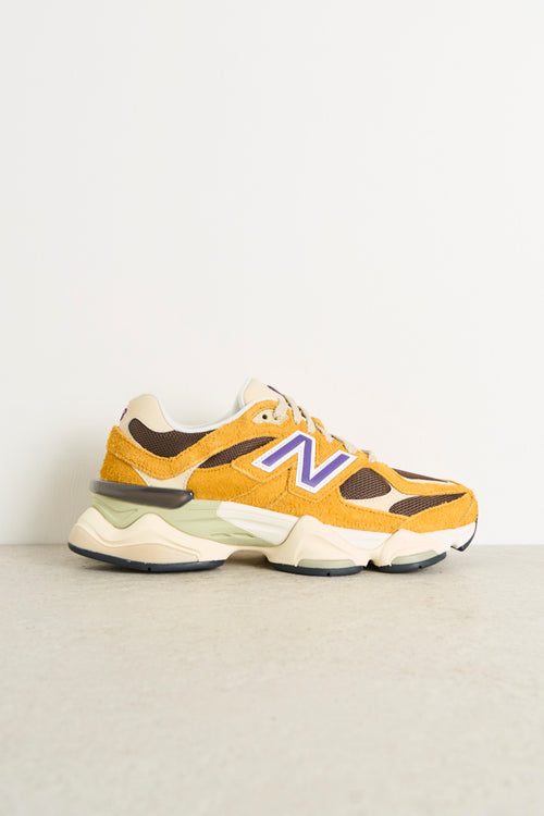 Women's sneakers yellow and purple - 1