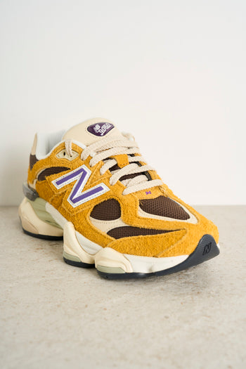 Women's sneakers yellow and purple - 4