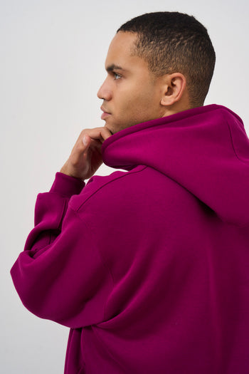 Men's purple hoodie - 4