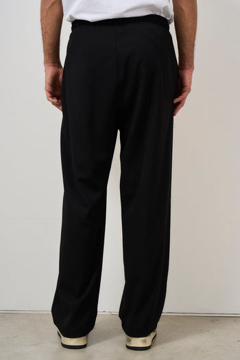 Black men's straight leg trousers - 4