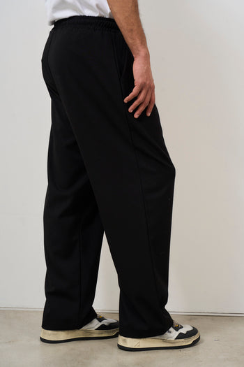 Black men's straight leg trousers - 5