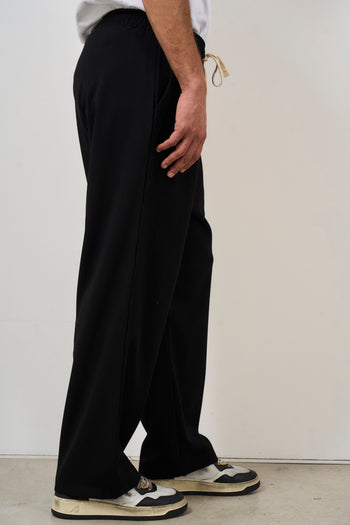 Black men's straight leg trousers - 6