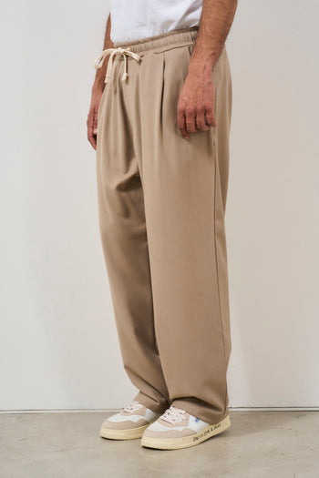 Beige men's trousers straight leg - 3