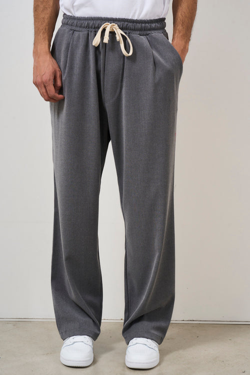 Pantalone uomo grigio gamba dritta - 2