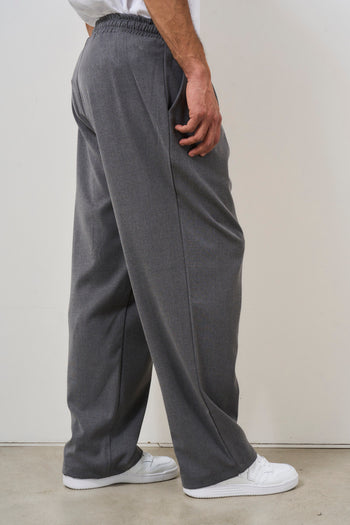 Pantalone uomo grigio gamba dritta - 5