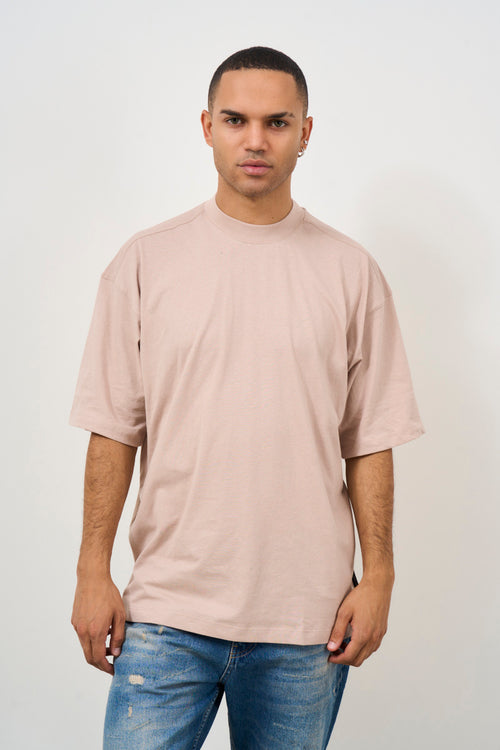 Men's pink short sleeve t-shirt