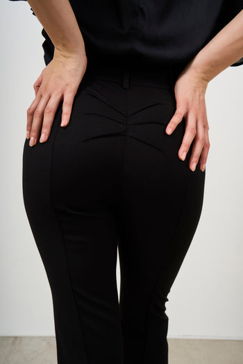 Women's slim black trousers - 6