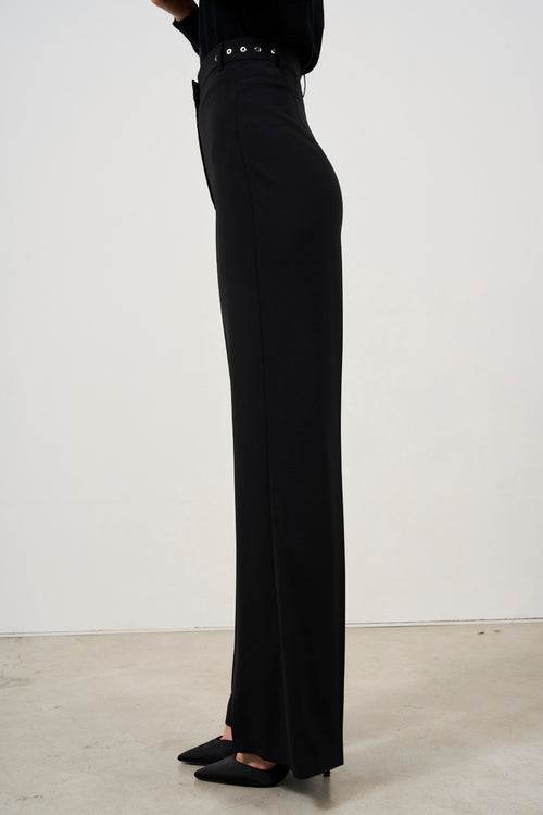 Palazzo pants in essential crepe - 2