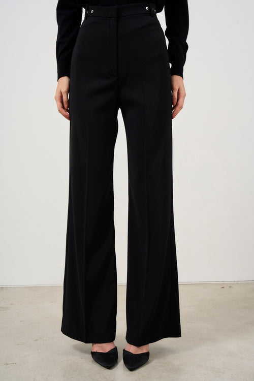 Palazzo pants in essential crepe - 1