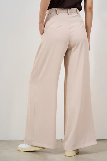 Women's pink palazzo pants - 4