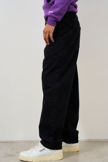 Cleveland men's jeans in black denim - 4