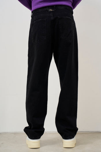 Cleveland men's jeans in black denim - 5