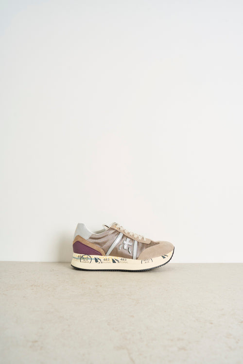 Sneakers donna CONNY beige e tortora