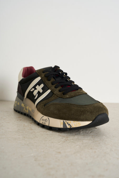 Sneakers uomo LANDER 6401 verde militare - 2