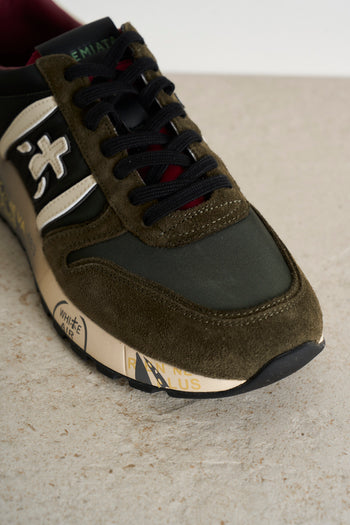 Sneakers uomo LANDER 6401 verde militare - 3