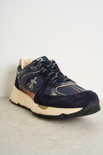 PREMIATA Sneakers uomo MASE vintage blu - 3