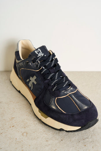 PREMIATA Sneakers uomo MASE vintage blu - 4