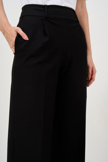 Pantalone donna gamba dritta nero - 8