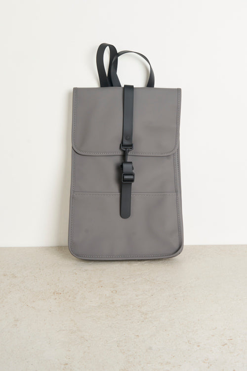 Mini grey men's backpack