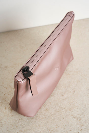 Pochette donna rosa laminata - 3