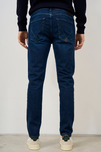 Jeans uomo skinny denim scuro - 3