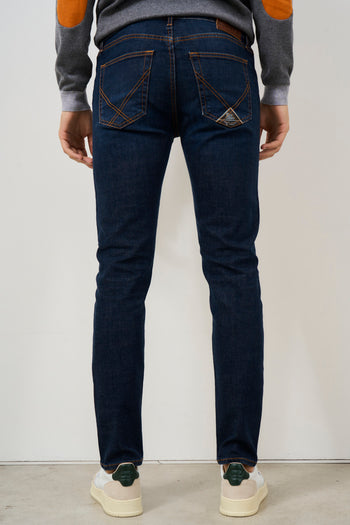 Jeans uomo skinny in denim scuro - 3