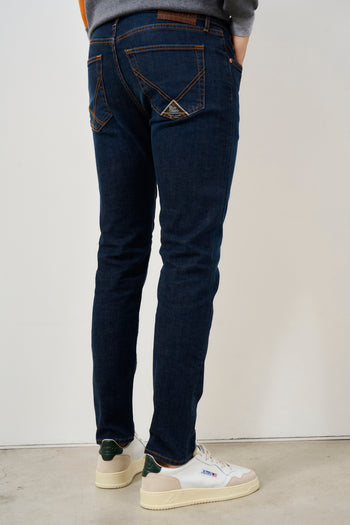 Jeans uomo skinny in denim scuro - 4