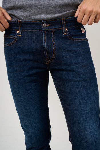 Jeans uomo skinny in denim scuro - 6