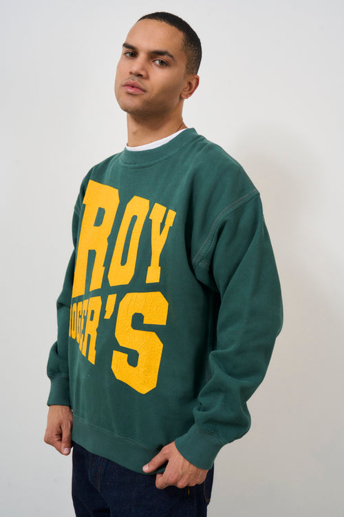 Men's green crewneck sweatshirt - 2