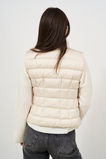 Women's ice down vest and eco fur - 6