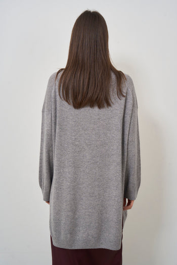 Women's grey midi sweater - 6