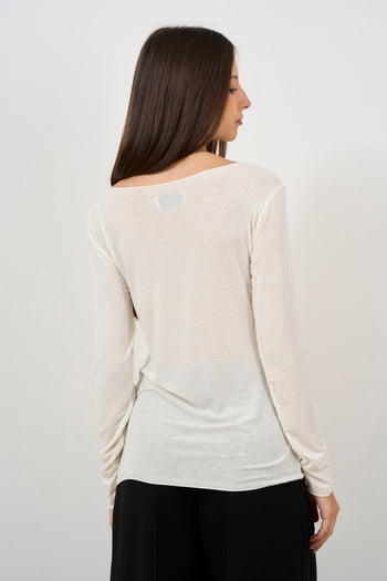 Extra fine boat neck sweater - 3