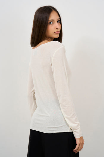 Extra fine boat neck sweater - 4