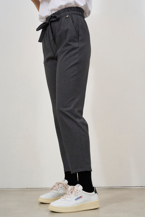 Pantalone donna grigio scuro - 2