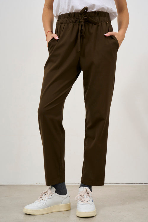 Pantalone donna oliva - 2