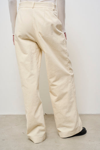 Pantalone donna in velluto burro - 4