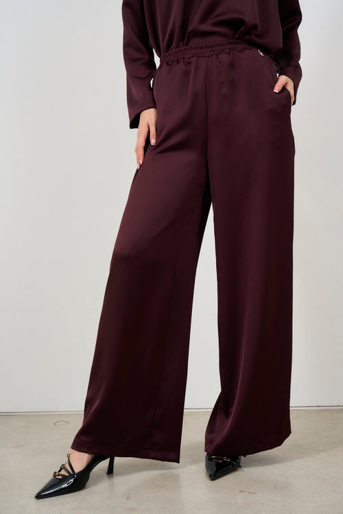 Pantalone in raso donna