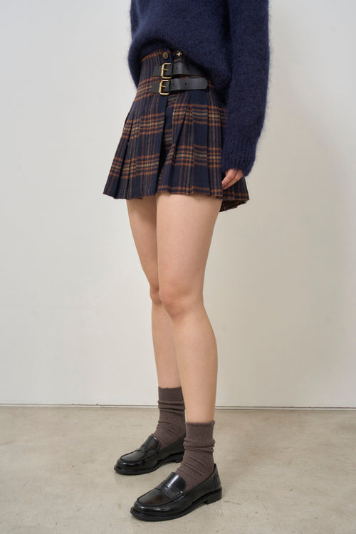 Minigonna donna tartan - 2