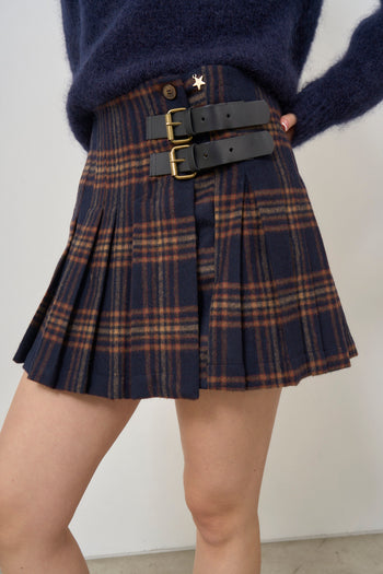 Minigonna donna tartan - 6