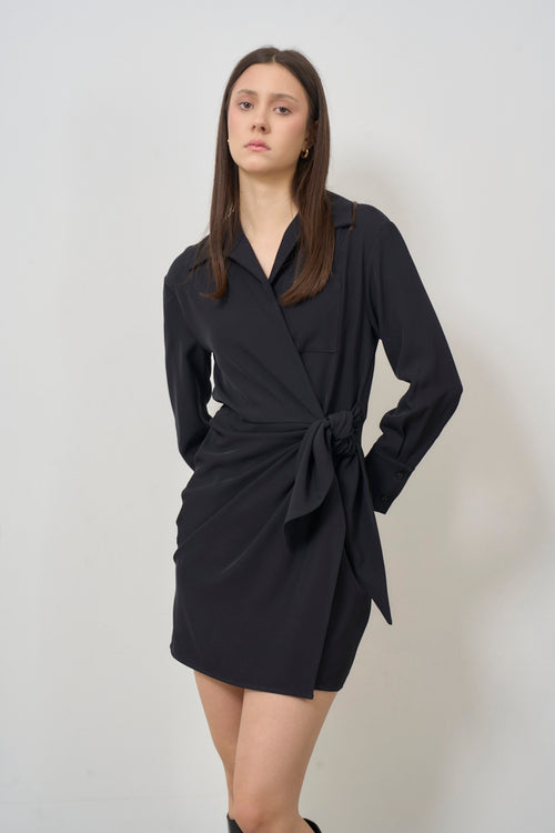 Women's mini black dress - 2