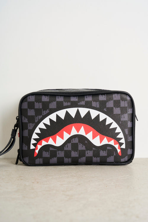 Men's Checkered Clutch Bag - 2