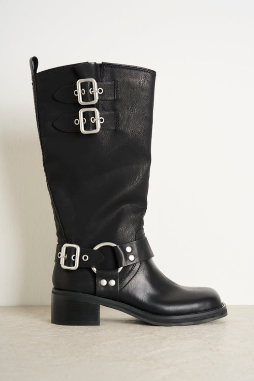 Women's Biker Boots - 2