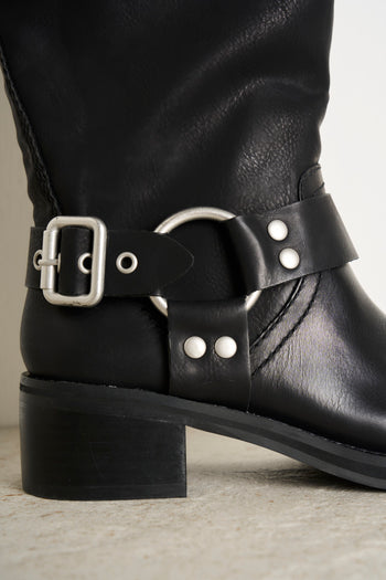 Women's Biker Boots - 3